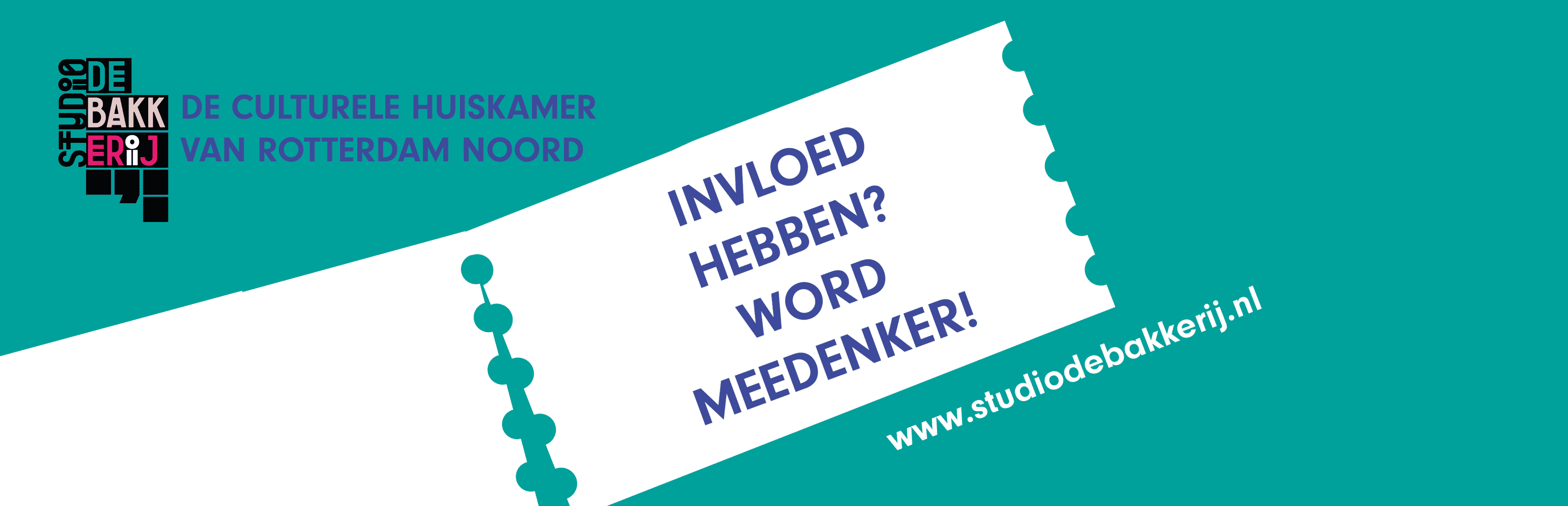 Studio de Bakkerij zoekt meedenkers!