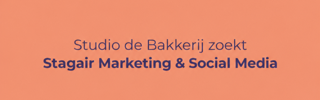 Vacature: Stagiair Marketing & Social Media